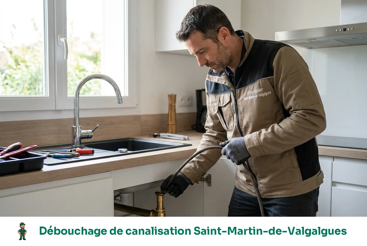 Débouchage de canalisation à Saint-Martin-de-Valgalgues