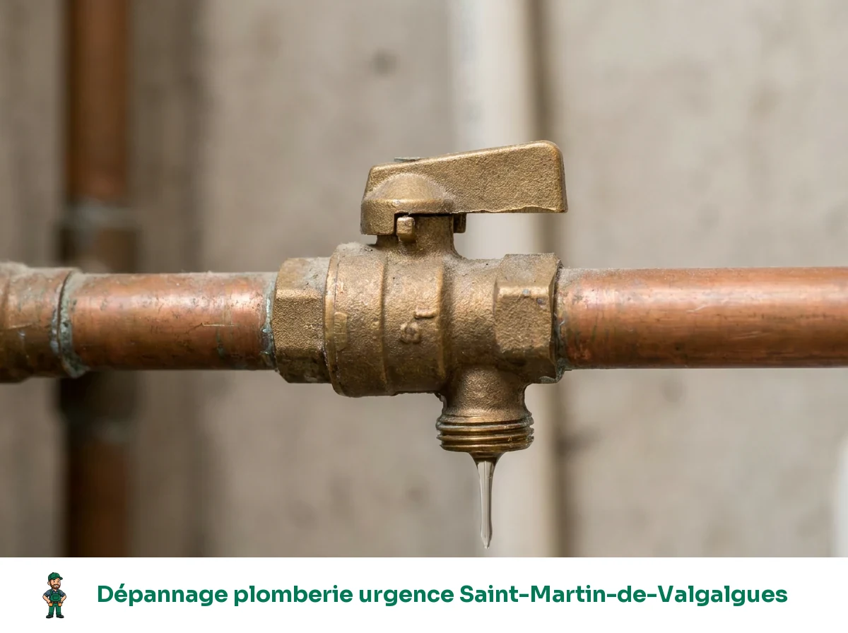 Dépannage plomberie urgence à Saint-Martin-de-Valgalgues