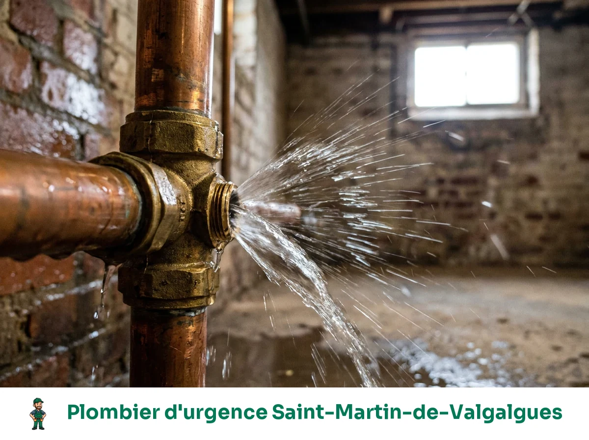 Plombier d'urgence à Saint-Martin-de-Valgalgues