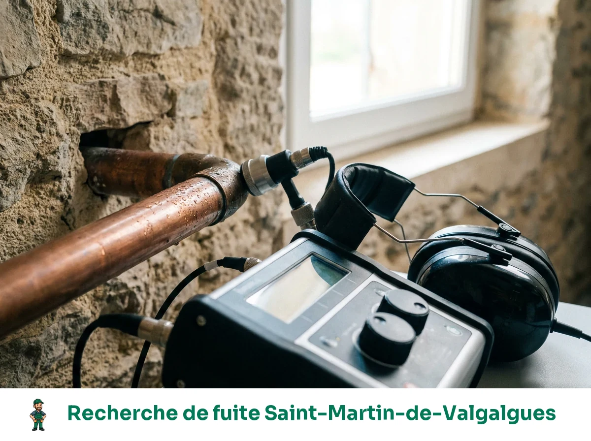 Recherche de fuite à Saint-Martin-de-Valgalgues