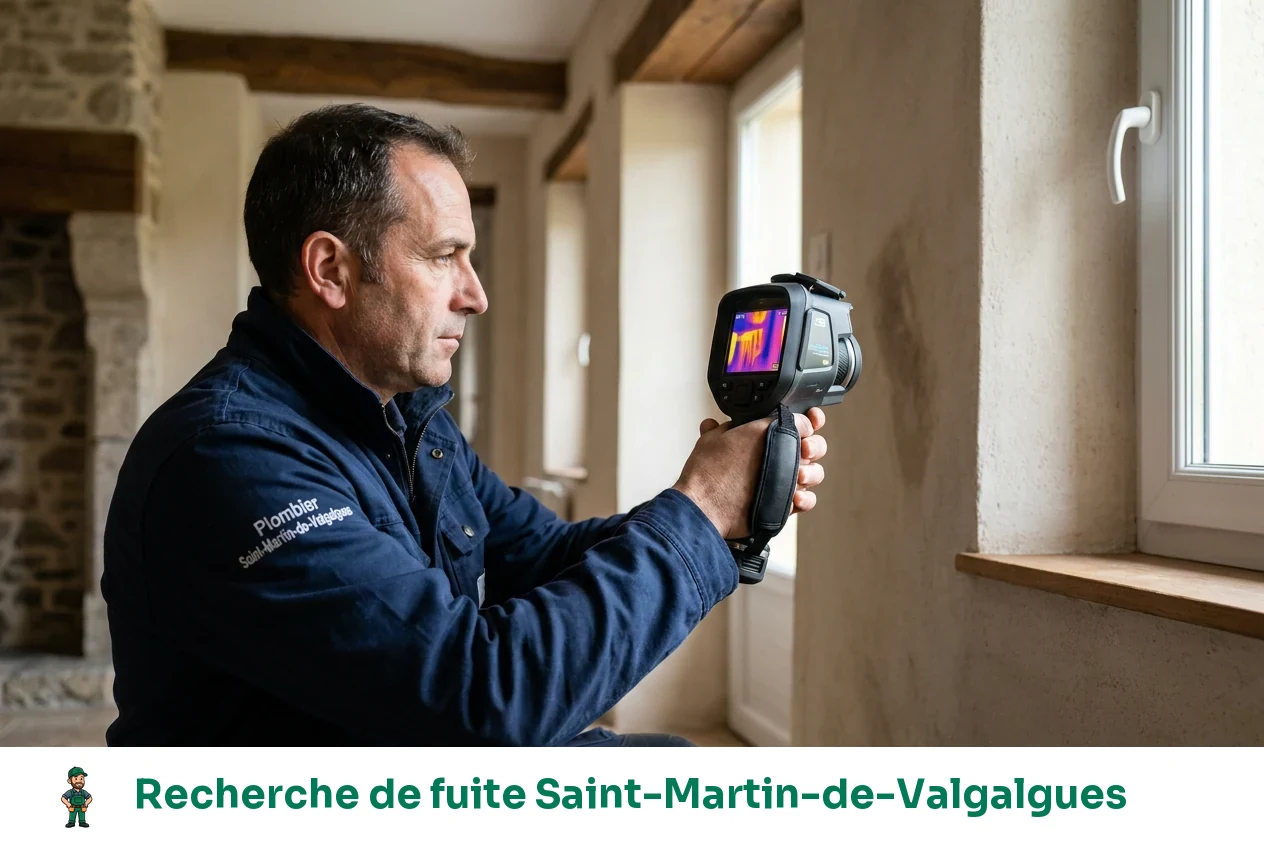 Recherche de fuite à Saint-Martin-de-Valgalgues
