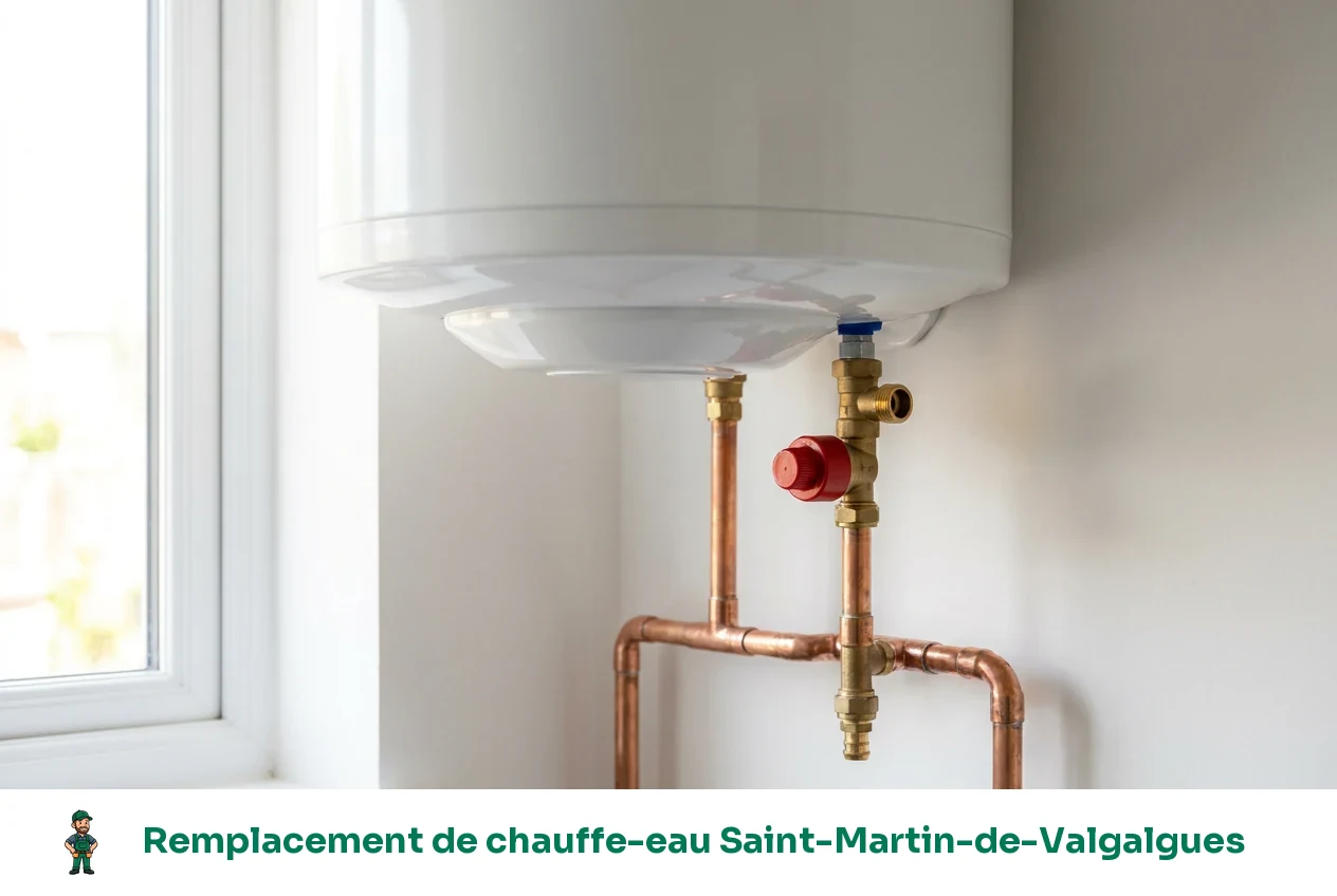 Remplacement de chauffe-eau à Saint-Martin-de-Valgalgues