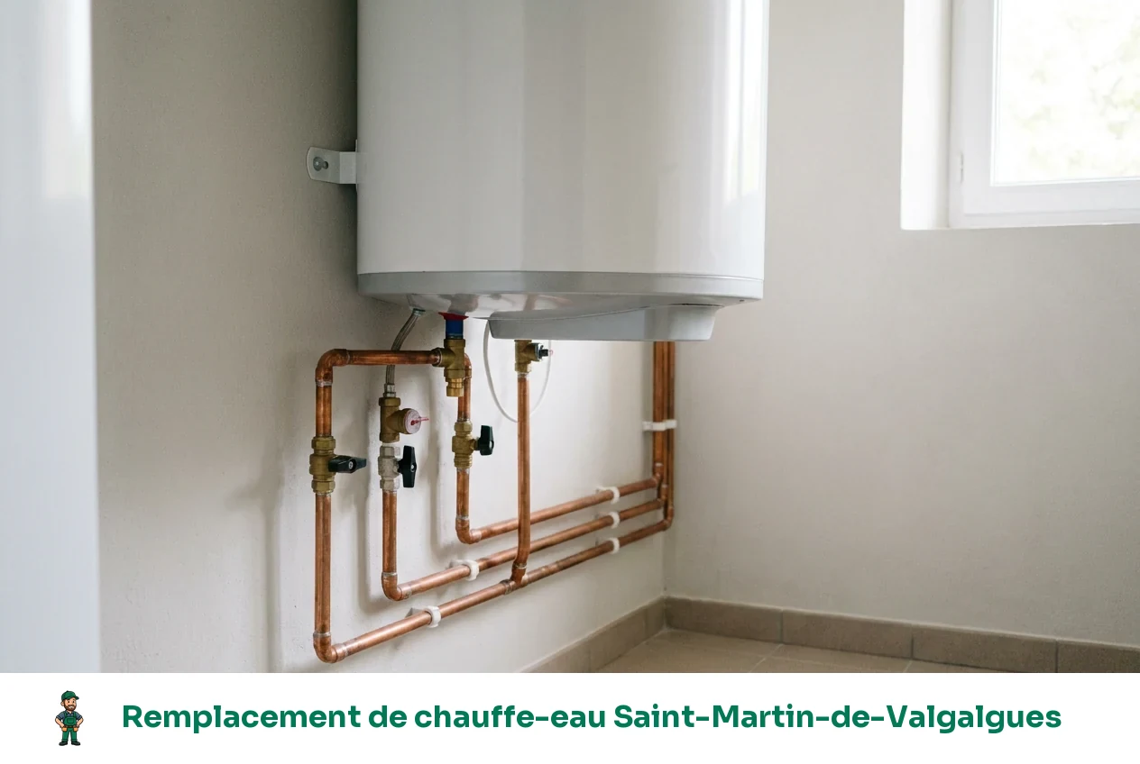 Remplacement de chauffe-eau à Saint-Martin-de-Valgalgues