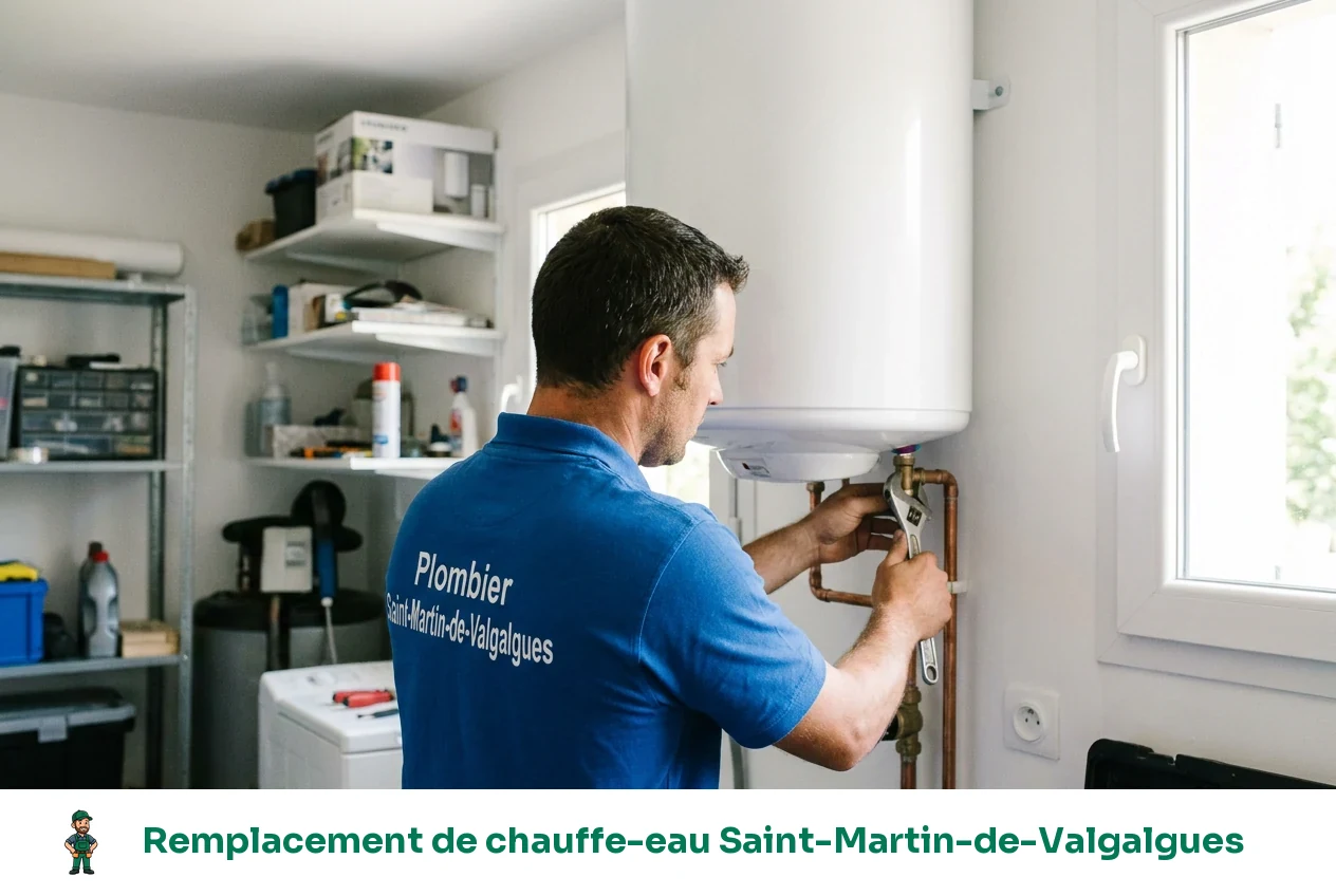 Remplacement de chauffe-eau à Saint-Martin-de-Valgalgues